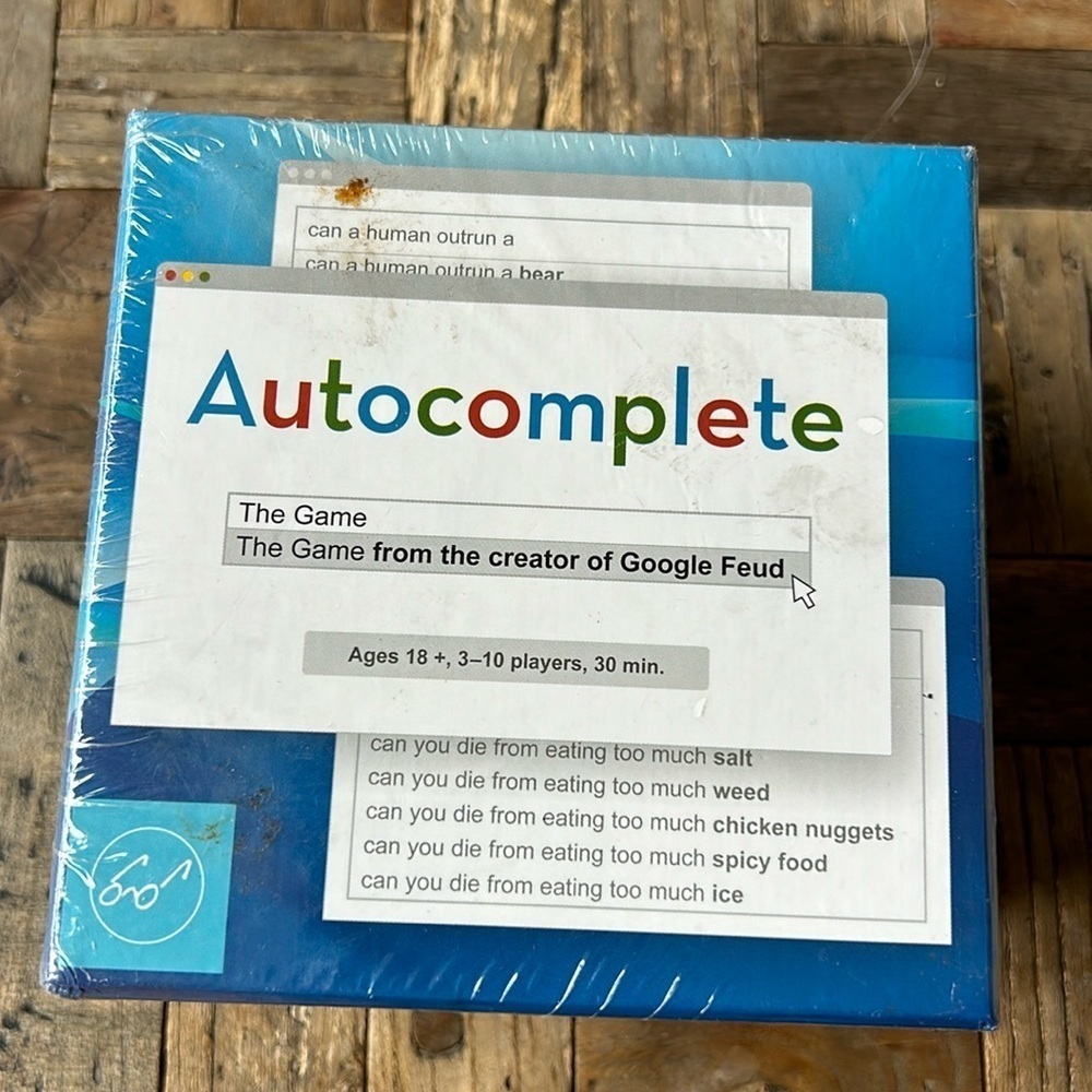 Autocomplete Game NWT